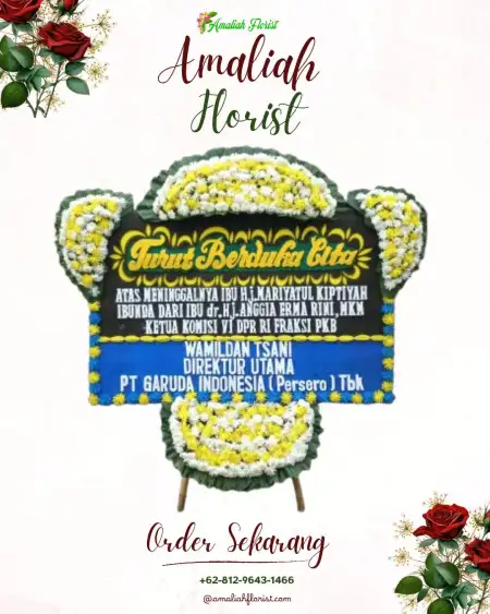 Papan Bunga Duka Gedung Wedding Gunung Putri